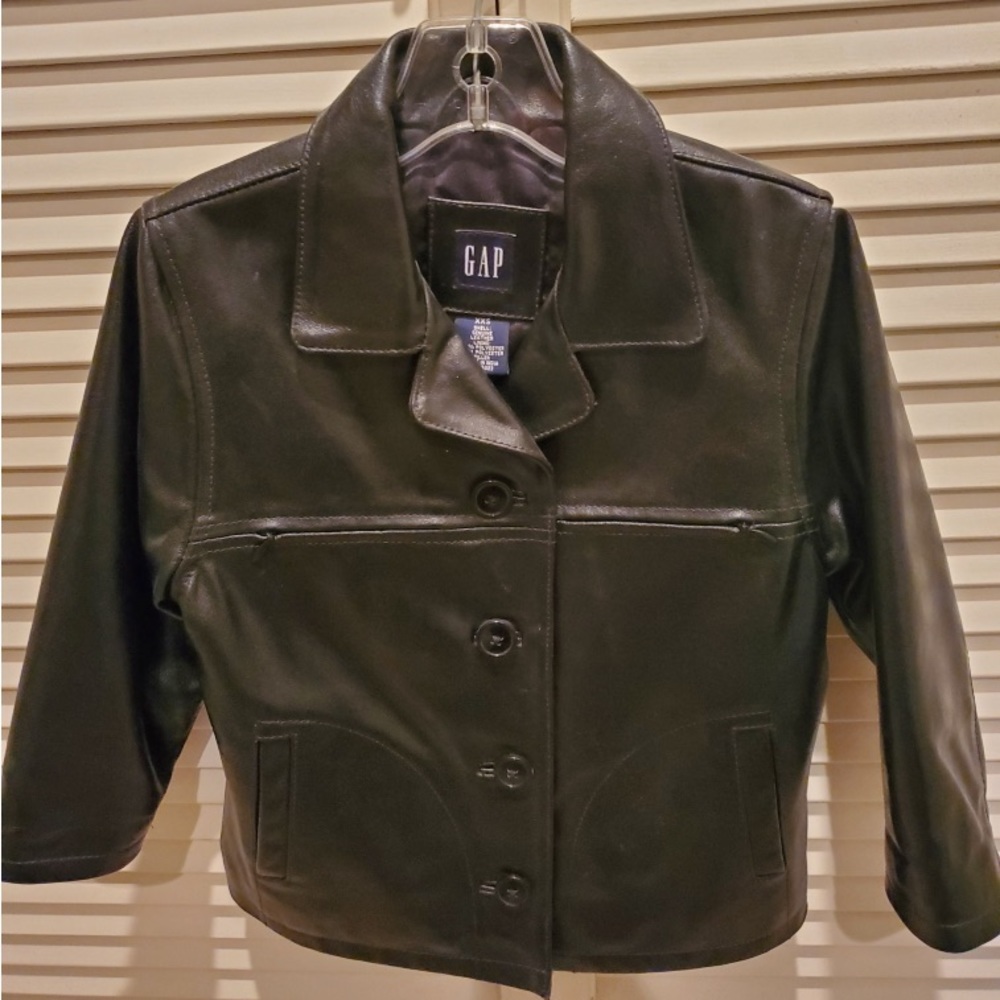 Gap leather jacket